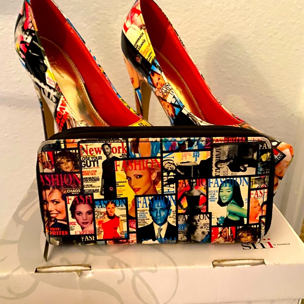Shi by journey heel with wallet